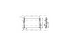 Радіатор охолодження двигуна Ford Focus II (04-11) 1,6d 1,8d 2,0d, Volvo S40 V50 1,6d 2,0d MT AVA AVA COOLING 'FDA2370 (фото 3)