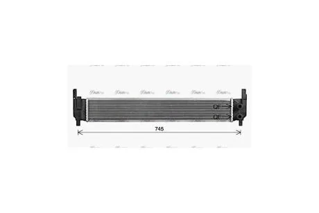 Інтеркулер Ford Transit 2.4TDDI (00-) AVA AVA COOLING 'FDA4314