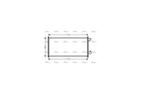 Радиатор кондиционера Ford Tranzit Connect 1,8DI-TDCI 02-13 AVA AVA COOLING FDA5361