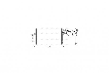 Радиатор кондиционера AVA AVA COOLING FDA5367