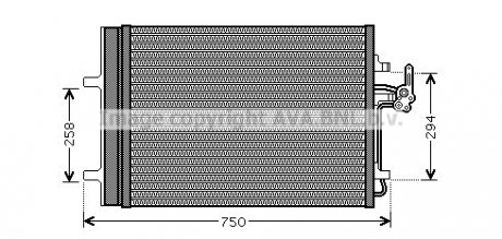 Радиатор кондиционера AVA AVA COOLING FDA5427D