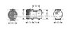 Компресор кондиціонера Ford Fiesta (01-), Transit (00-) AVA AVA COOLING 'FDAK279 (фото 1)