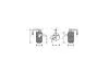Осушувач кондиціонера Ford Fiesta 1.25-1,6i 01>08 AVA AVA COOLING FDD331 (фото 1)