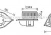 Вентилятор отопителя салона Fiat Ducato (94-06) AVA AVA COOLING 'FT8426 (фото 1)