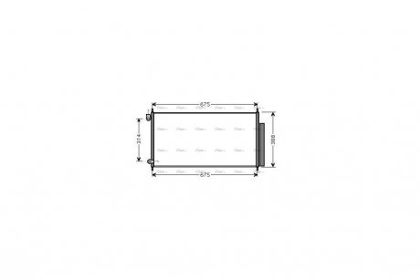 Радиатор кондиционера AVA AVA COOLING HD5185D