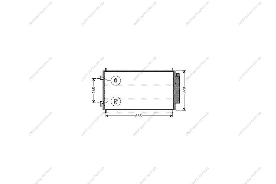 Радиатор кондиционера Honda CR-V 2,0-2,4i 2,2-CTDI 07> Denso ver. AVA AVA COOLING HD5214D (фото 1)