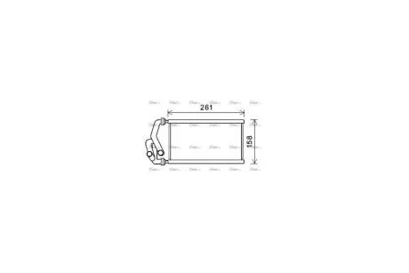 Радиатор отопителя салона Honda Civic (05-13), CR-V (06-12) AVA AVA COOLING 'HDA6294