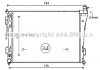 Радіатор охолодження двигуна Hyundai Sonata 2.0i-2.4i 09>15, Kia Optima 2,0i 2,4i 10> AT AC+/- AVA AVA COOLING HY2423 (фото 2)