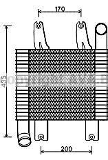 Інтеркулер Hyundai Terracan (01-)/KIA Carnival (99-) 2.9CRDi AVA AVA COOLING 'HY4229