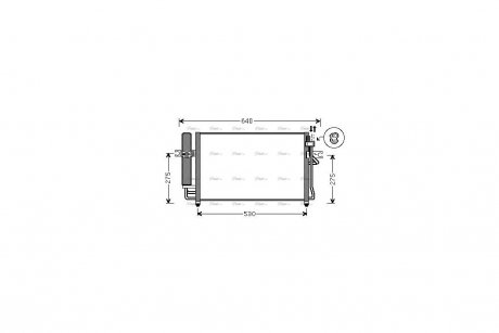 Радиатор кондиционера AVA AVA COOLING HY5087D