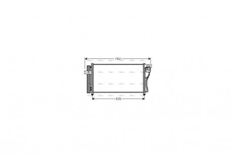 Радиатор кондиционера AVA AVA COOLING HY5178D