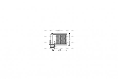 Радиатор отопителя салона AVA AVA COOLING HY6213