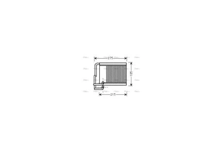 Радиатор отопителя салона Hyundai i30 07> AVA AVA COOLING HY6213