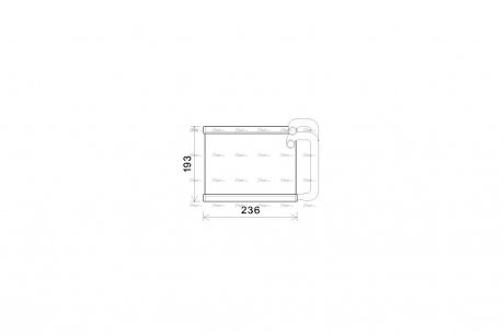 Радиатор отопителя салона AVA AVA COOLING HY6391