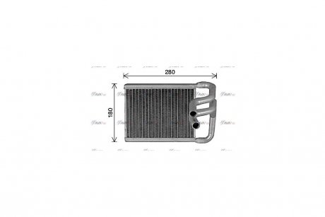 Радиатор отопителя салона Hyundai Elantra 07> AVA AVA COOLING HY6482