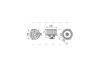 Вентилятор отопителя салона Kia Sportage (10-), Hyundai iX35 (10-) Doowon type AVA AVA COOLING 'KA8258 (фото 3)