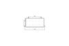 Радіатор кондиціонера Mitsubishi Galant 2.4i 07/06> M/A AVA AVA COOLING MTA5221D (фото 3)