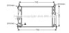 Радіатор охолодження двигуна Mazda 3 BL (09-) 1.6i АКПП AVA AVA COOLING 'MZ2254 (фото 1)