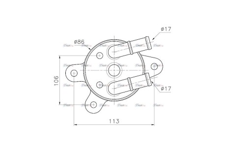 Радиатор масляный АКПП Mazda CX5 (12-) 2.0i AVA COOLING 'MZ3301