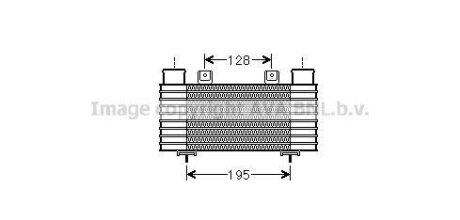 Інтеркулер Ford Ranger (98-)/Mazda B-Series (99-) 2.5TD AVA AVA COOLING 'MZ4239