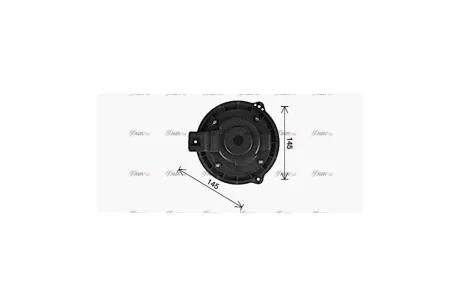Вентилятор обігрівача салону Chevrolet Captiva (06-) 2,4i 3,2i, Epica 2,0i 2,5i (06-) (OL8728) AVA AVA COOLING 'OL8728