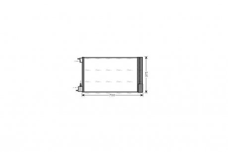 Радіатор кондиціонера Opel Insignia A 1,6-2,0i 2,8i 08> AVA COOLING OLA5478D (фото 1)