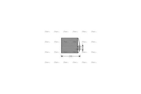 Радиатор отопителя Opel Vectra C (02-) (OLA6355) AVA AVA COOLING 'OLA6355