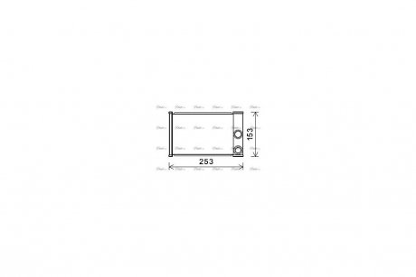 Радиатор отопителя салона Chevrolet Cruze, Orlando, Malibu. Opel Insignia, Meriva AVA AVA COOLING OLA6680