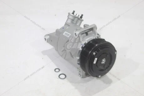 Компресор кондиціонера Opel Astra H (04-), Zafira B (05-) 1.9CDTi (OLAK437) AVA AVA COOLING 'OLAK437