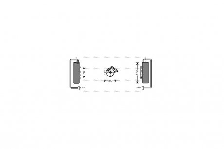 Осушувач кондиціонера Opel Vectra C 02>08 AVA AVA COOLING OLD335