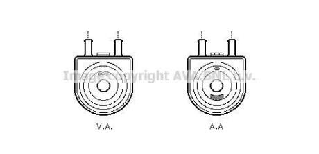 Радиатор масляный Citroen Berlingo (97-), Jumper (02-)/Peugeot Expert (96-), Boxer (02-) 2.0 HDI AVA AVA COOLING 'PE3285