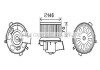 Вентилятор отопителя салона Peugeot 206 (00-), 307 (00-) auto AC AVA AVA COOLING 'PE8378 (фото 1)