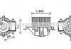 Вентилятор обігрівача салону Peugeot 3008 5008 Citroen DS5 AVA COOLING PE8390 (фото 2)