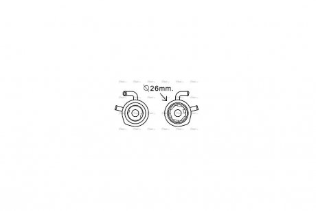 Радиатор масляный AVA AVA COOLING RT3611 (фото 1)