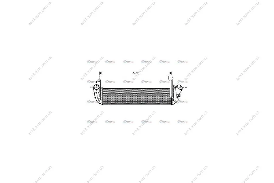 Интеркулер Renault Kangoo 1.5 DCI 01>08 MT AVA AVA COOLING RT4346 (фото 1)
