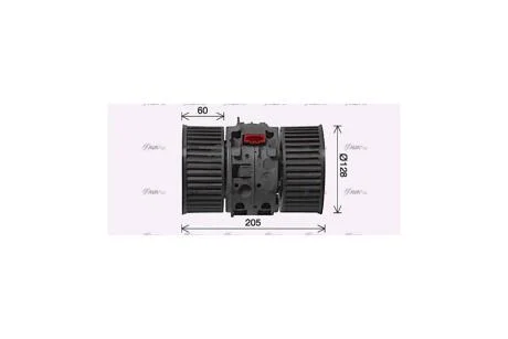 Вентилятор отопителя салона Renault Trafic III Vivaro II Scenic III (RT8654) AVA AVA COOLING 'RT8654