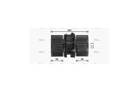 Вентилятор отопителя салона Renault Fluence AC+ (RT8666) AVA AVA COOLING 'RT8666