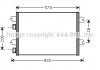 Радиатор кондиционера AVA AVA COOLING RTA5317 (фото 2)