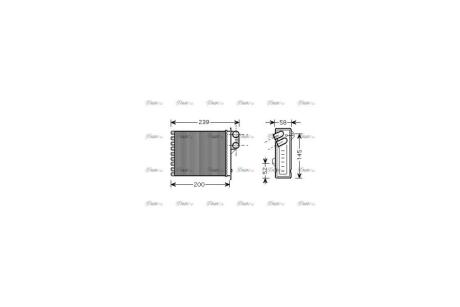 Радиатор отопителя салона Renault Duster 1,5DCI 10>, Logan Sandero 1,4-1,6i 1,5DCI AVA AVA COOLING RTA6398