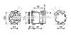 Компресор кондиціонера Renault Logan (05-), Sandero (08-) 1.4i, 1.6i AVA AVA COOLING 'RTAK619 (фото 1)