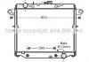 Радиатор охлаждения двигателя Toyota LC100 (98-08) 4,2d AT AVA AVA COOLING 'TO2378 (фото 1)