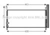 Радиатор кондиционера AVA COOLING TO5576D (фото 2)
