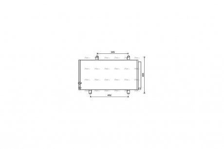 Радиатор кондиционера AVA AVA COOLING TO5696D