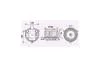 Вентилятор отопителя салона Toyota Land Cruiser 200 4.5TD, 4.6i, 4.7i (07-) (TO8740) AVA AVA COOLING 'TO8740 (фото 1)