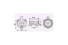 Вентилятор отопителя салона Toyota Land Cruiser Prado 120 (02-) AVA AVA COOLING 'TO8743 (фото 6)