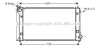 Радіатор охолодження двигуна Toyota Avensis T25 (03-), Corolla E12, E11 (95-) 2.0 D4-D AVA AVA COOLING 'TOA2386 (фото 1)
