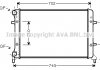 Радіатор охолодження двигуна Skoda Octavia II 1,4-2,0i 04> MT AC+/- MT/AT AVA COOLING VN2204 (фото 2)