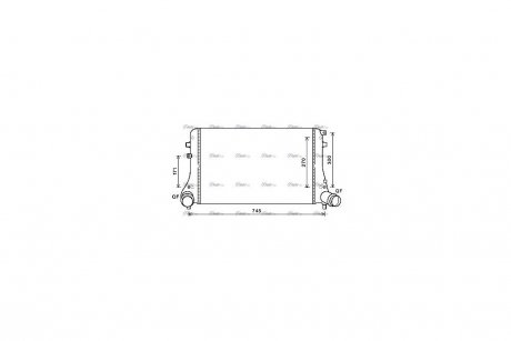 Інтеркулер VAG Golf VI Jetta III IV 2,0TDI AVA AVA COOLING VN4377