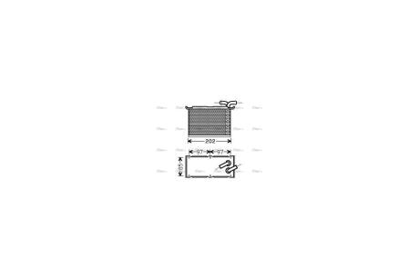Інтеркулер VAG 1,2TSI 1,4TSI Fabia II Octavia II Golf VI AVA AVA COOLING VN4397
