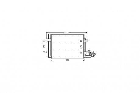 Радиатор кондиционера AVA AVA COOLING VN5211D